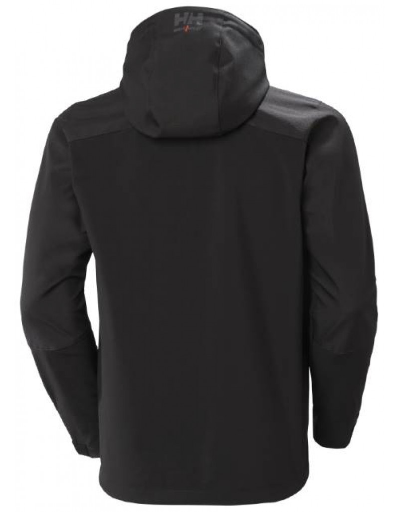 Jachetă softshell cu glugă în 3 straturi „Oxford”